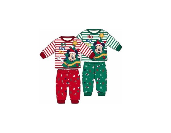 PIGIAMA FELPATO FELPINA mickey baby DISNEY TOPOLINO BAMBINO NATALE VH0348