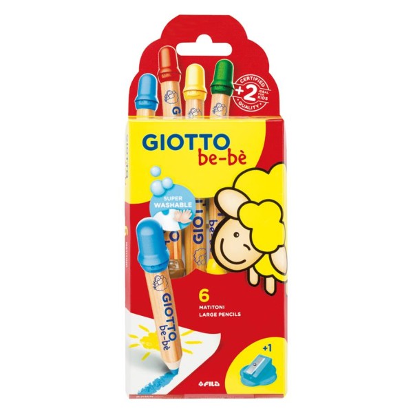 COLORI PASTELLI GIOTTO SUPERMATITONI BEBE' DA 6...