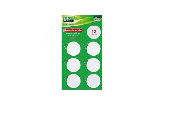 APPENDI CARTELLI ADESIVO BLISTER 12 PZ. COD. A-90