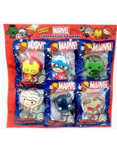 SQUISHY KEY CHANS AVENGERS MARVEL