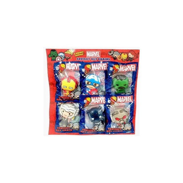 SQUISHY KEY CHANS AVENGERS MARVEL