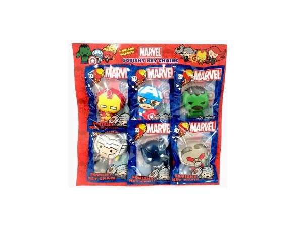 SQUISHY KEY CHANS AVENGERS MARVEL