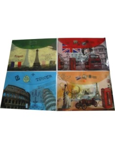 BUSTA P/DOC.24X35 C/BOTT.ORIZZ.-CITTA 8209