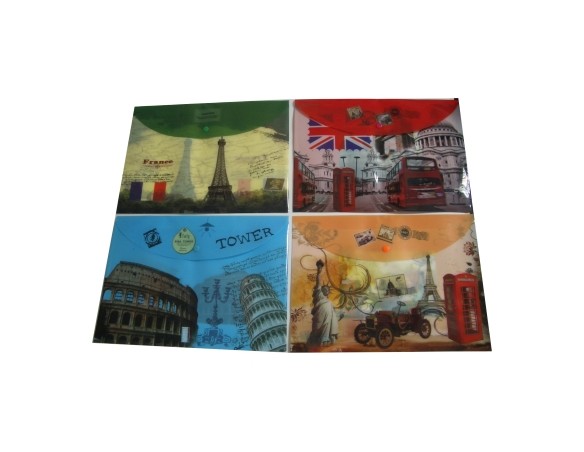 BUSTA P/DOC.24X35 C/BOTT.ORIZZ.-CITTA 8209