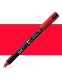 PENNARELLO UNI POSCA MM.0,7 ROSSO PC-1MR (COLORE ROSSO)...