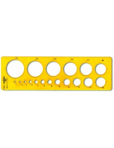 MASCHERA CERCHI CIRCOLIGRAFO MM. 1-30 ARDA MM1
