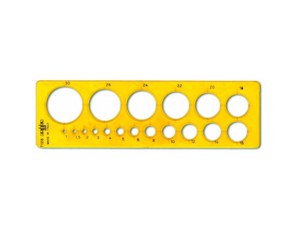 MASCHERA CERCHI CIRCOLIGRAFO MM. 1-30 ARDA MM1