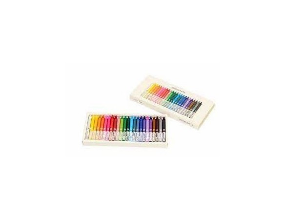 Pastelli Cera Maxi Tinta Unita da 24