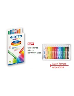 PASTELLI COLORI OLIO GIOTTO 12 PEZZI