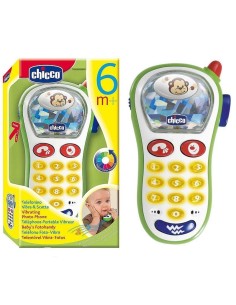Chicco Telefonino Vibra e Scatta, Primo Telefono con Luci...