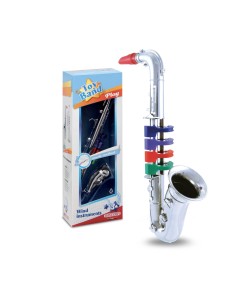 Bontempi 32, 3931 - Sassofono metallizzato, L. 39 cm SAX...