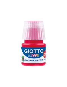 Tempera acrilica 25 ml rosso scarlatto fila decor