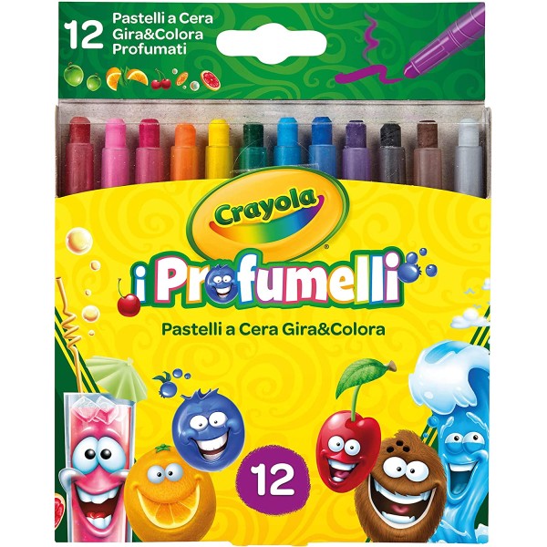 CRAYOLA Profumelli Pastelli a Cera Profumati...
