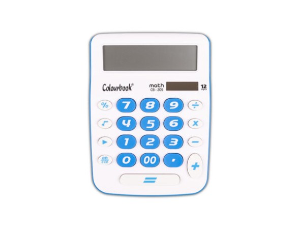 Calcolatrice da tavolo 12 cifre MATH CB-205 colourbook