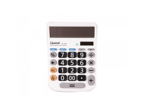 Calcolatrice da tavolo 12c math cb-220 12 cifre colourbook