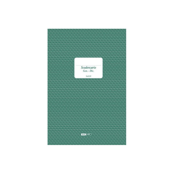 SCADENZARIO GEN DIC GRANDE E 4029