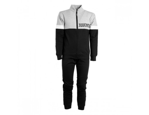 Pigiama Tuta uomo F.C. Juventus ufficiale in Felpa JU14133 Grigio K883