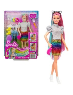 Barbie - Bambola Capelli Multicolor con Funzione Cambia...