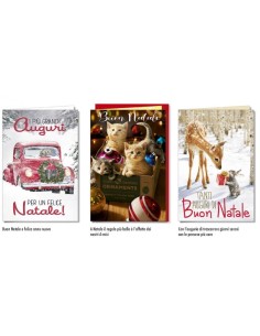 BIGLIETTO NATALE NATALE AVANTI 40631