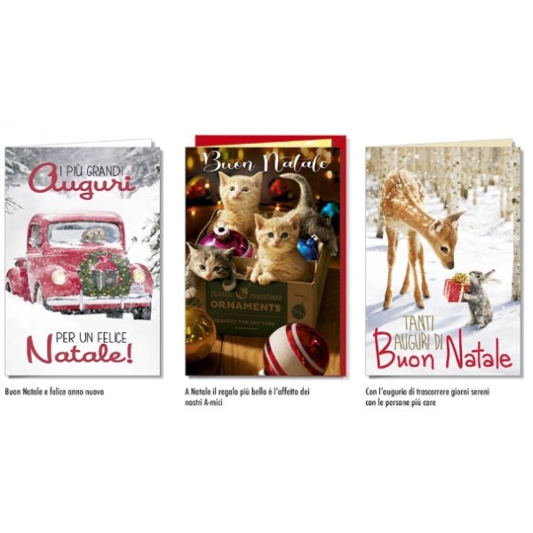BIGLIETTO NATALE NATALE AVANTI 40631