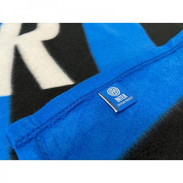 Inter | PLAID IN PILE INTER ufficiale 120x150...