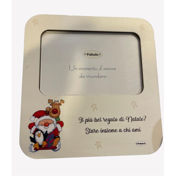 PORTAFOTO CORNICE NATALE CORNICE DECENTRATA IN...