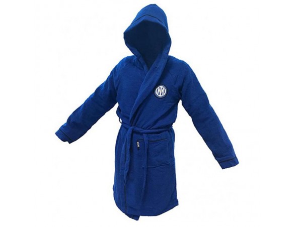 Inter | ACCAPPATOIO INTER BAMBINO ufficiale con cappuccio 4-6 8-10 12-14