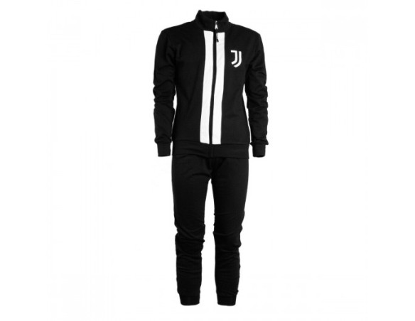 Pigiama Tuta ragazzo F.C. Juventus ufficiale in Felpa JU15133 Nero K884