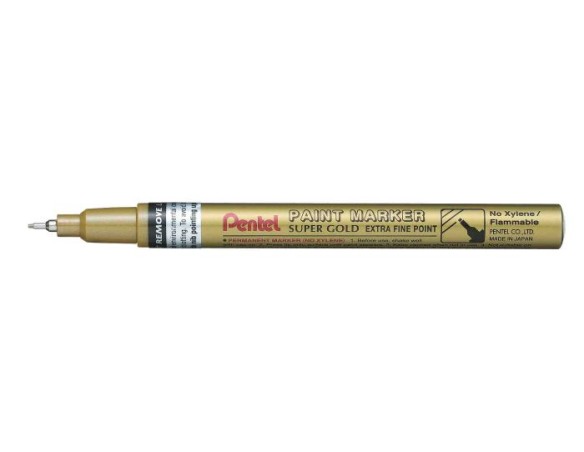 Pennarello Marcatore paint mfp10 punta extra fine vernice oro pentel MFP10-X