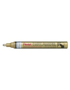 Marcatore paint mmp10 punta media vernice oro pentel