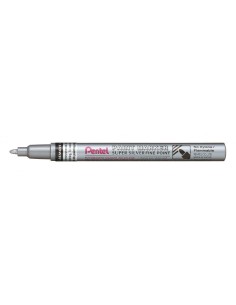 Marcatore paint msp10 punta fine vernice argento pentel...