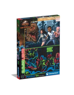 Clementoni - 27557 - Glowing Lights collection - Jurassic...