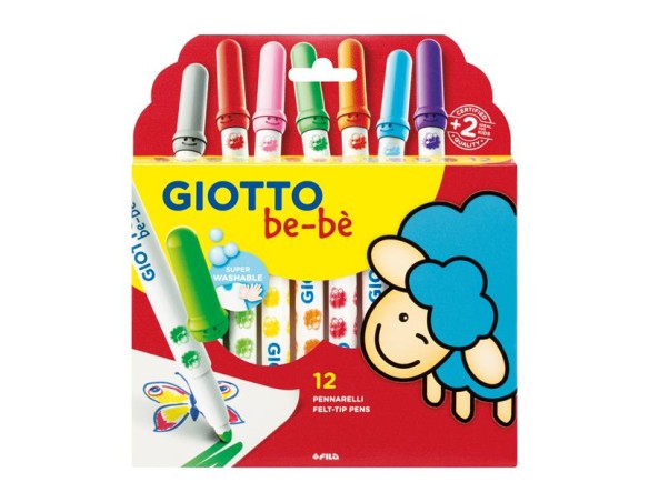 COLORI PENNARELLI GIOTTO BEBE' 12 SPIRITO