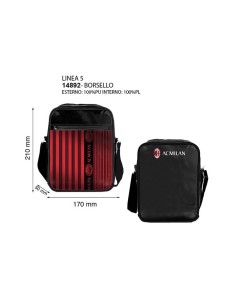 BORSELLO TRACOLLA MILAN 14892 100% PU