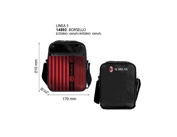 BORSELLO TRACOLLA MILAN 14892 100% PU
