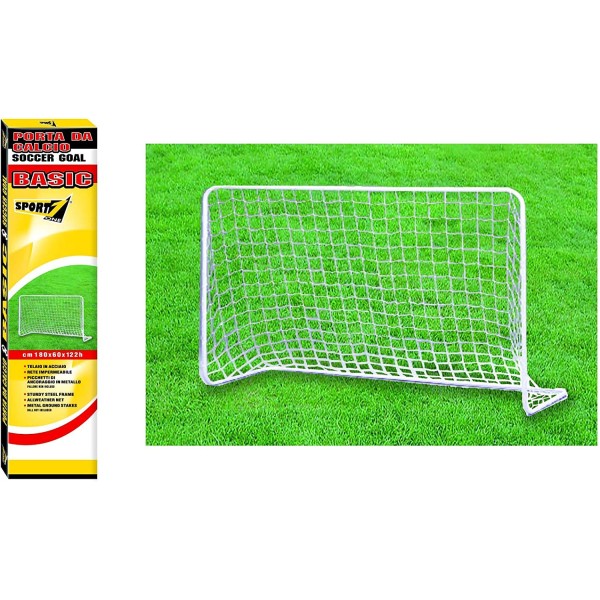 Mandelli- Basic Porta Calcio, base cm 180 x 60...
