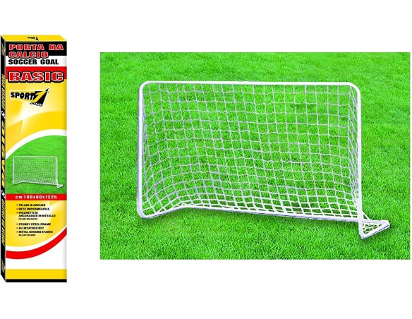 Mandelli- Basic Porta Calcio, base cm 180 x 60 x 122 h, 702800011