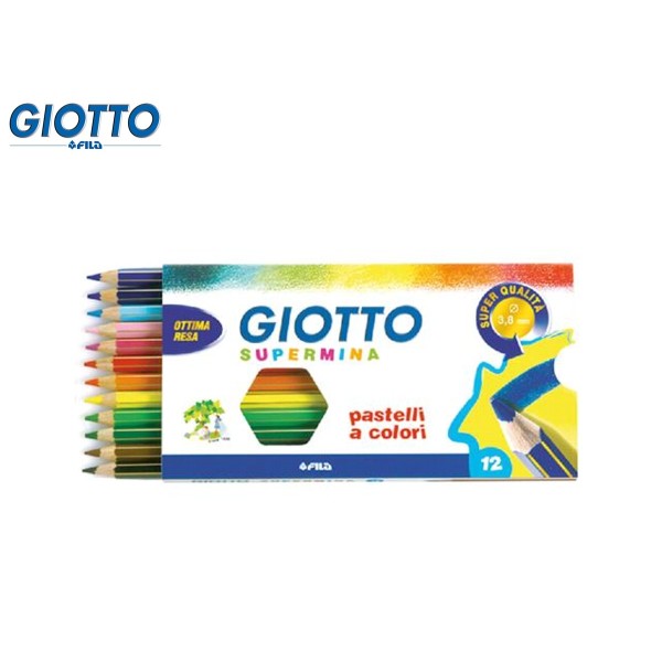 COLORI A PASTELLO GIOTTO SUPERMINA DA 12 4.0