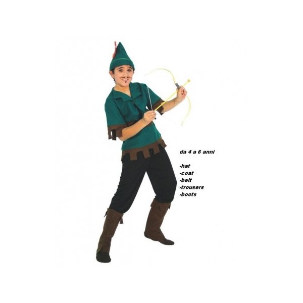 COSTUME ROBIN HOOD LADRO DEI BOSCHI 5-6 78701