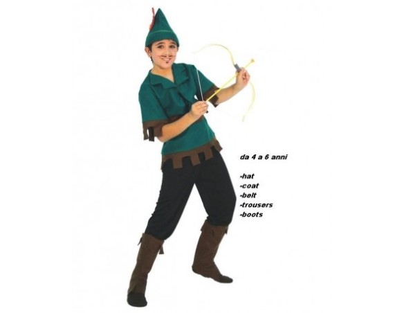 COSTUME ROBIN HOOD LADRO DEI BOSCHI 5-6 78701