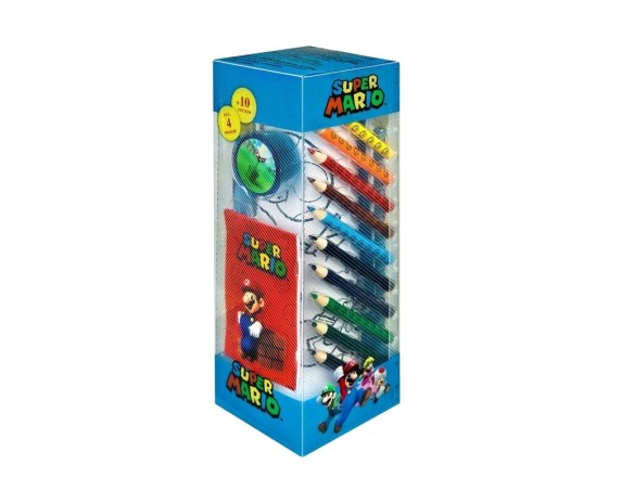 Set Cancelleria 35 Pz In Torre SUPER MARIO