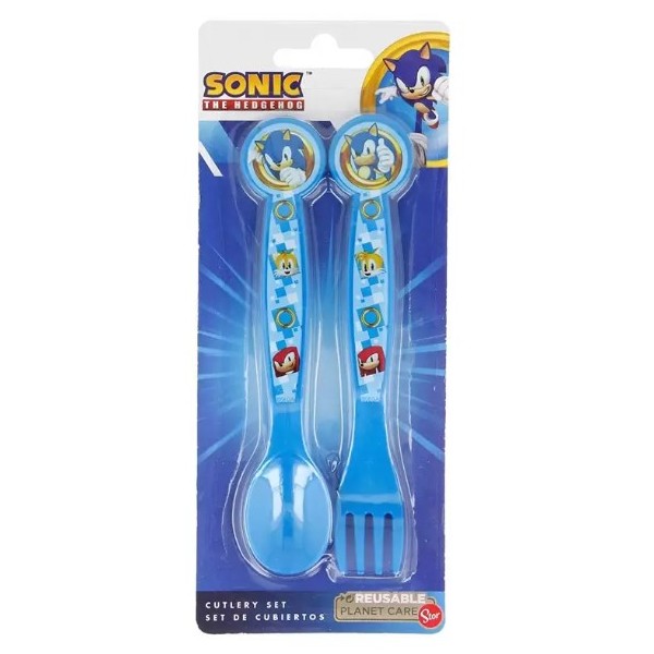 SET DUE POSATE SONIC IN PLASTICA RIGIDA