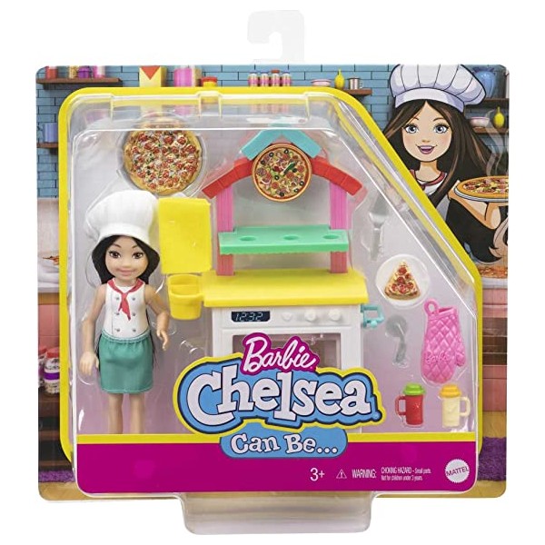 Barbie Playset Pizzeria con Bambola Chelsea...