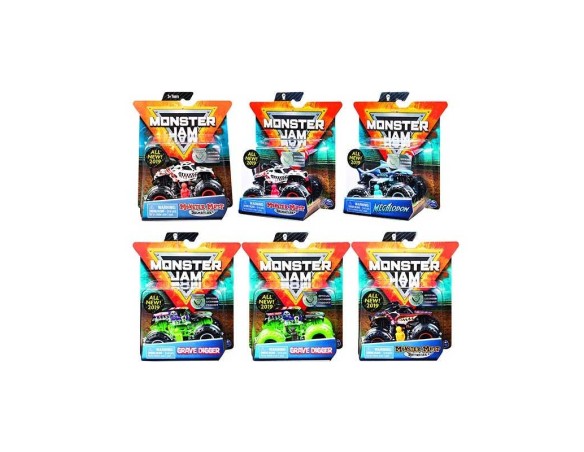 MONSTER TRUCK JAM VEICOLO SINGOLO SCALA 1:64 ASS 6044941