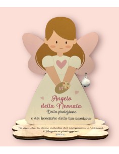 Fabula | Porta Foto/Memo Angelo della neonata femminuccia...
