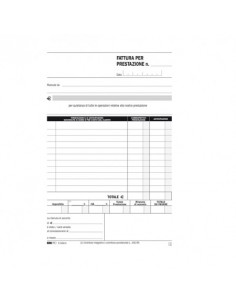 FATTURA PER PROFESSIONISTI 2 C 23 X 15 E 5266 A 2