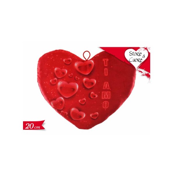 CUSCINO CUORE 20CM amore san valentino