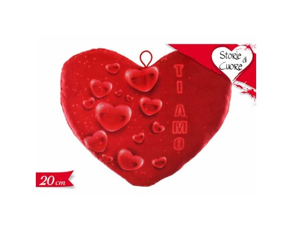 CUSCINO CUORE 20CM amore san valentino