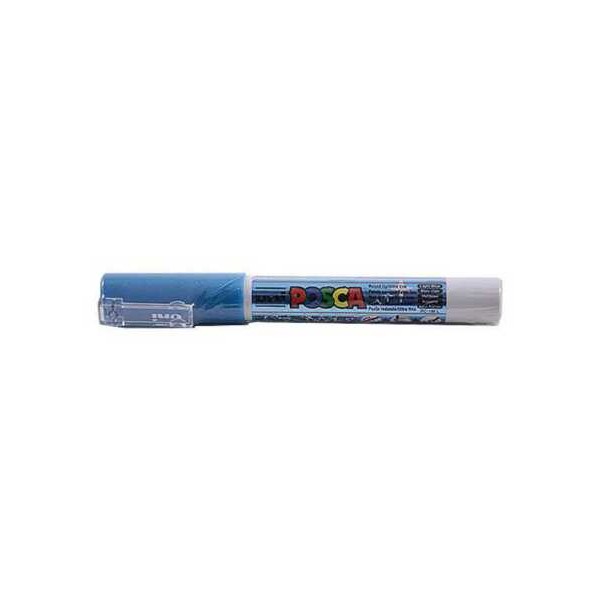 PENNARELLO UNIPOSCA FINE GLITTER AZZURRO PC1ML...