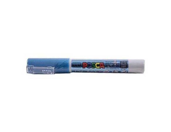 PENNARELLO UNIPOSCA FINE GLITTER AZZURRO PC1ML UNI POSCA
